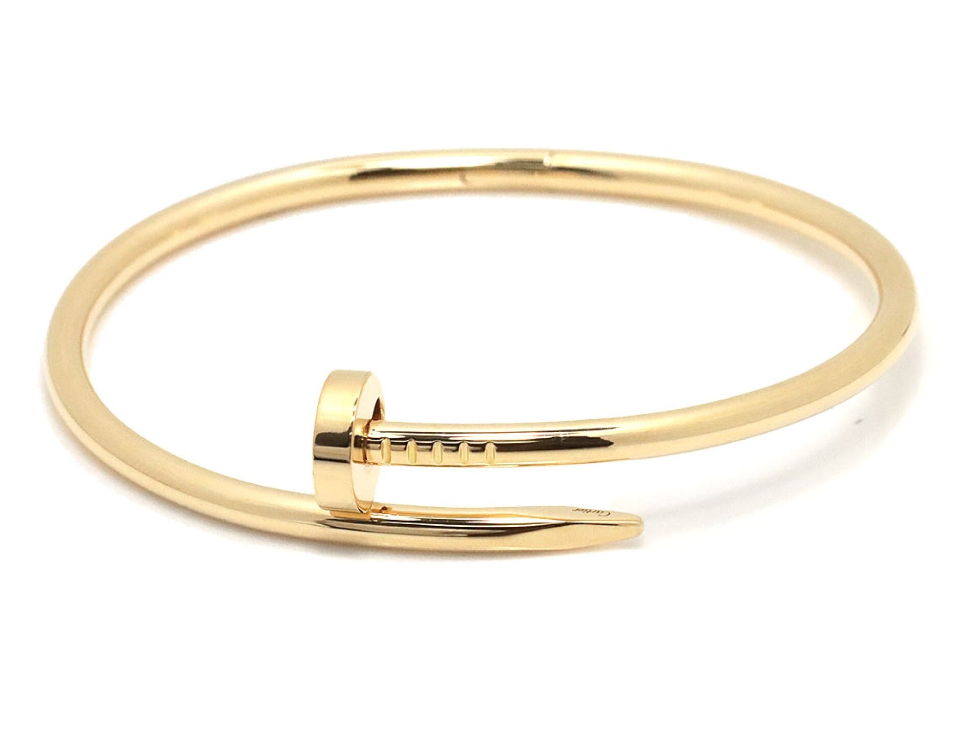 Cartier Juste Un Clou 18KT Yellow Gold Bracelet, Size 18