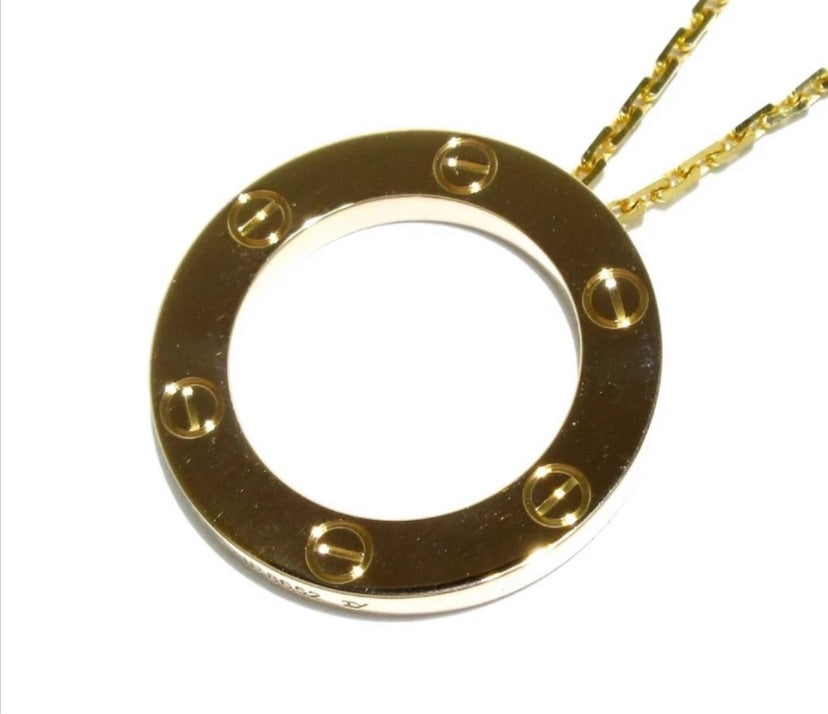 Cartier 18Kt Yellow Gold Love Necklace